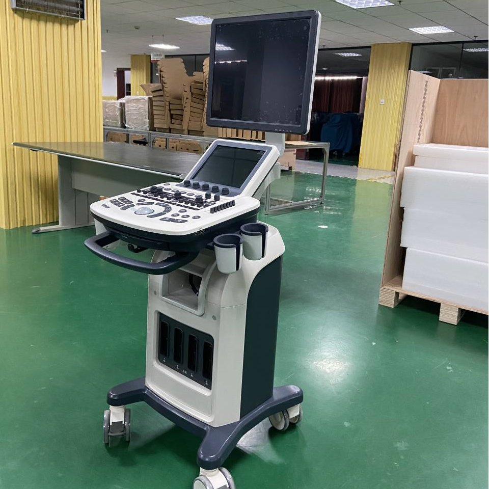 Monitor LCD de 3D/4D 15 pulgadas Sistema de Diagnóstico por Ultrasonido Doppler Color Médico