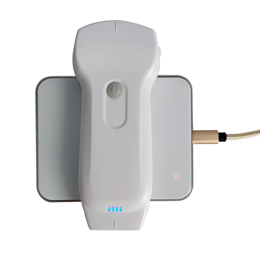 Escáner de ultrasonido Doppler color inalámbrico portátil mini de doble sonda PU80