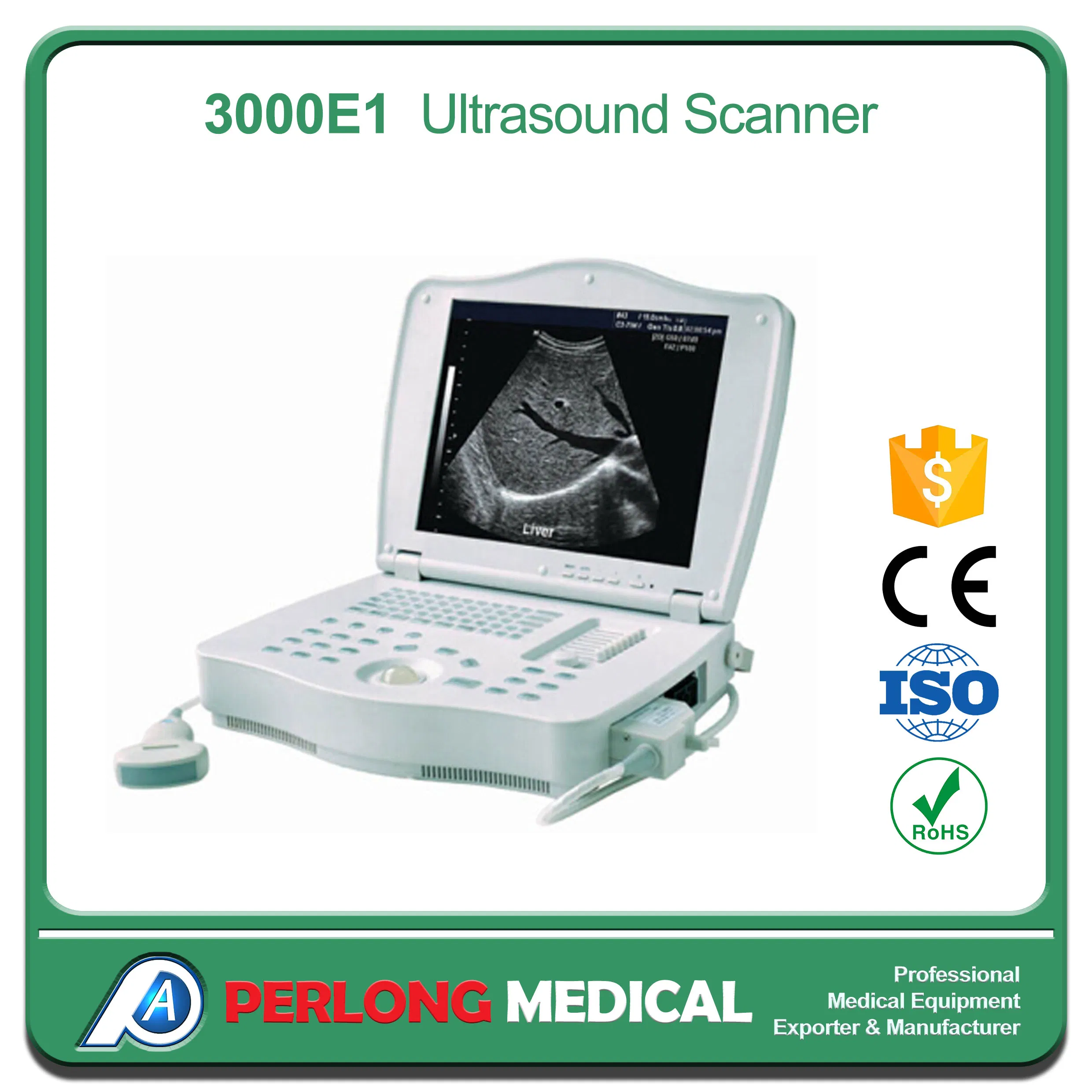 PT-3000e1 Máquina de escáner ultrasónico portátil