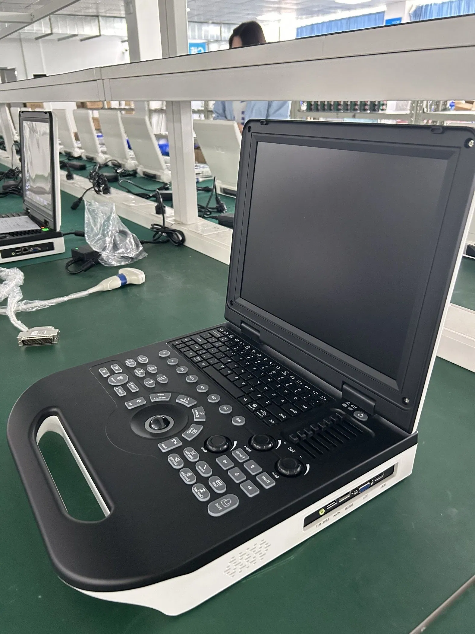 Máquina de ultrasonido portátil amigable para el usuario, escáner de laptop, Doppler color móvil, diagnóstico médico, sistema de alta definición