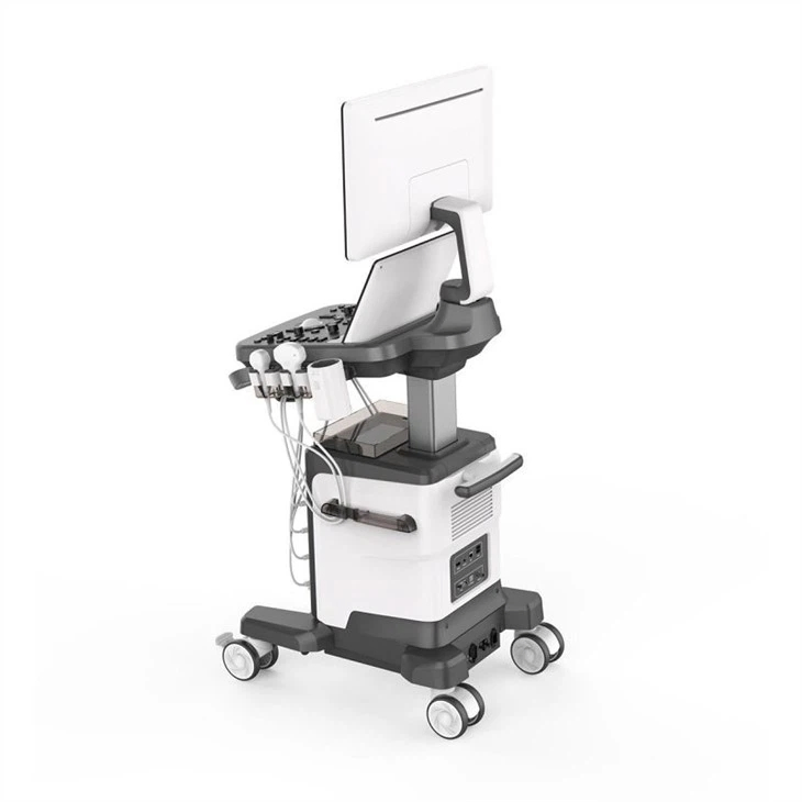 Máquinas de ultrasonido de escaneo general con Doppler color móvil para hospitales