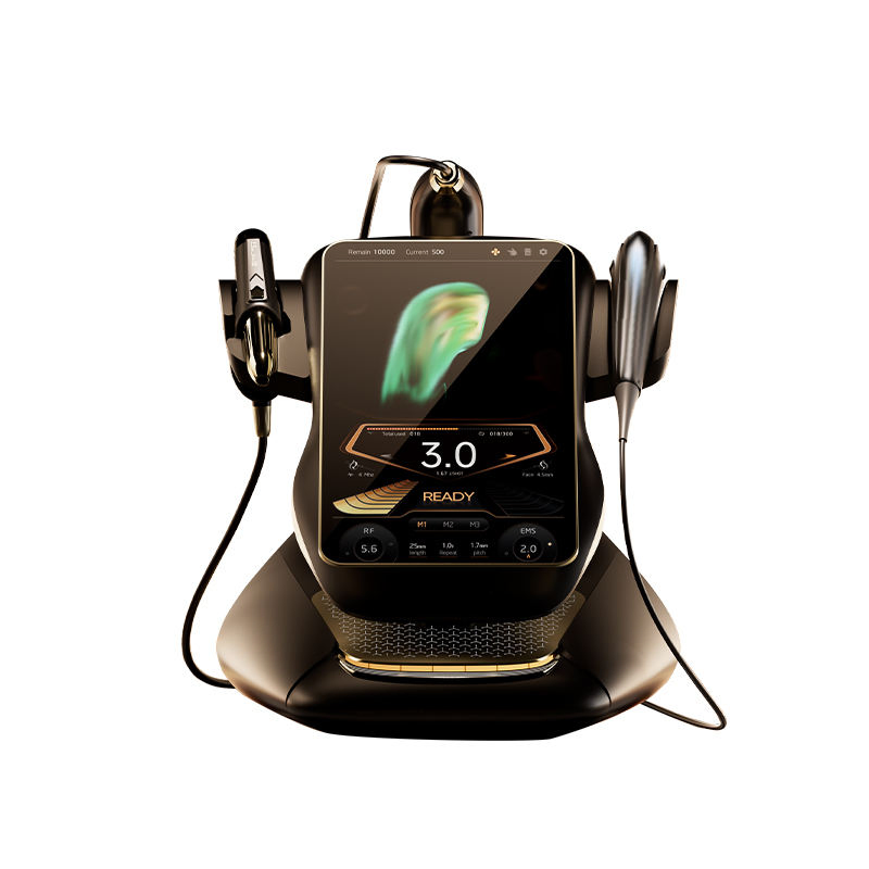 360&deg; Sistema de Belleza de Ultrasonido de Alta Frecuencia Rotativo para Lifting Facial, Apretado de Cuello, Adelgazamiento Corporal y Antiarrugas EMS RF Hifu