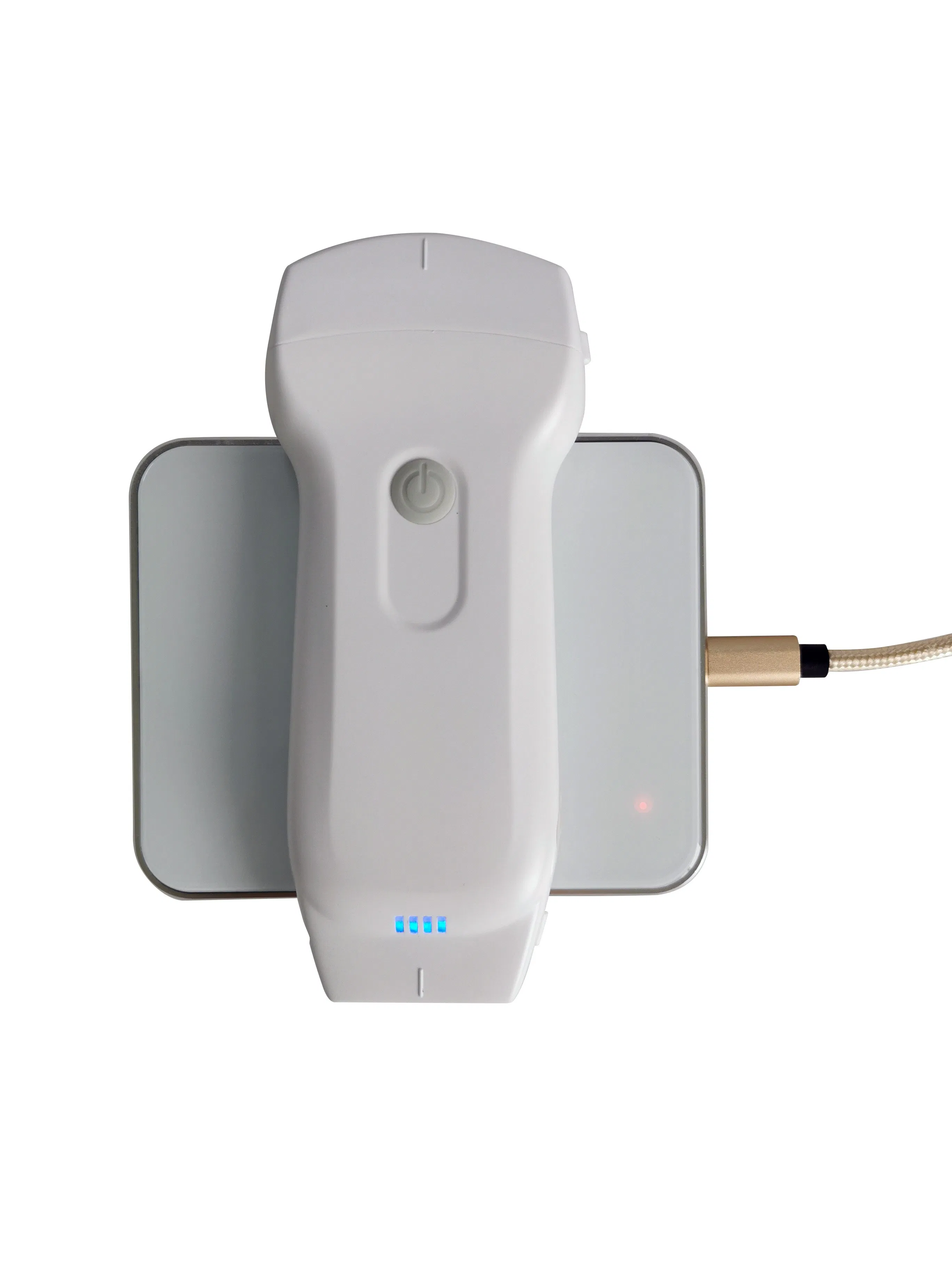 Escáner de ultrasonido Doppler color inalámbrico lineal convexo de doble sonda cardíaca