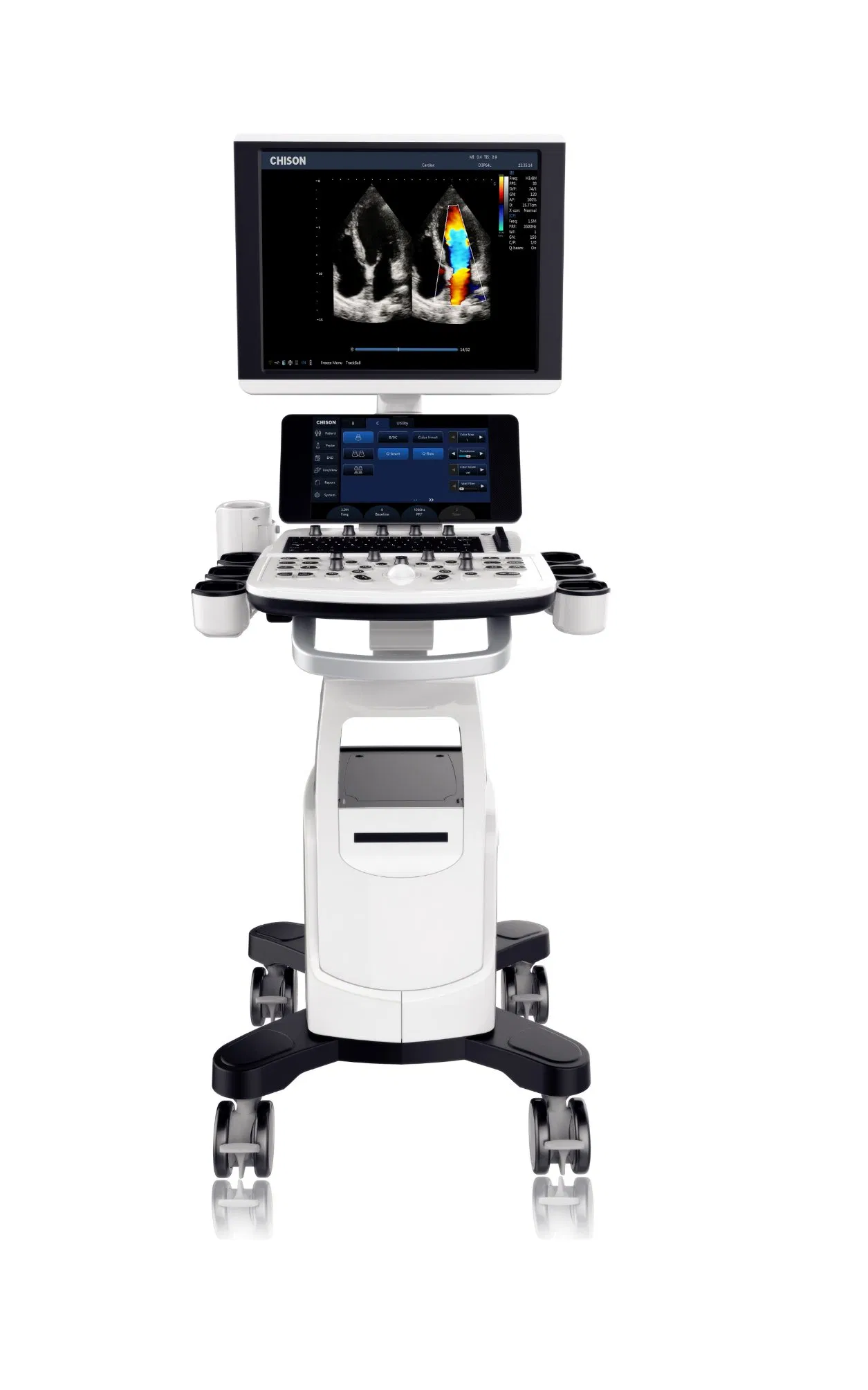 Chison Cbit6 Vet 4D 5D Máquina de Ultrasonido Médico Color Doppler Veterinario 19 Pulgadas Hospital de Mascotas