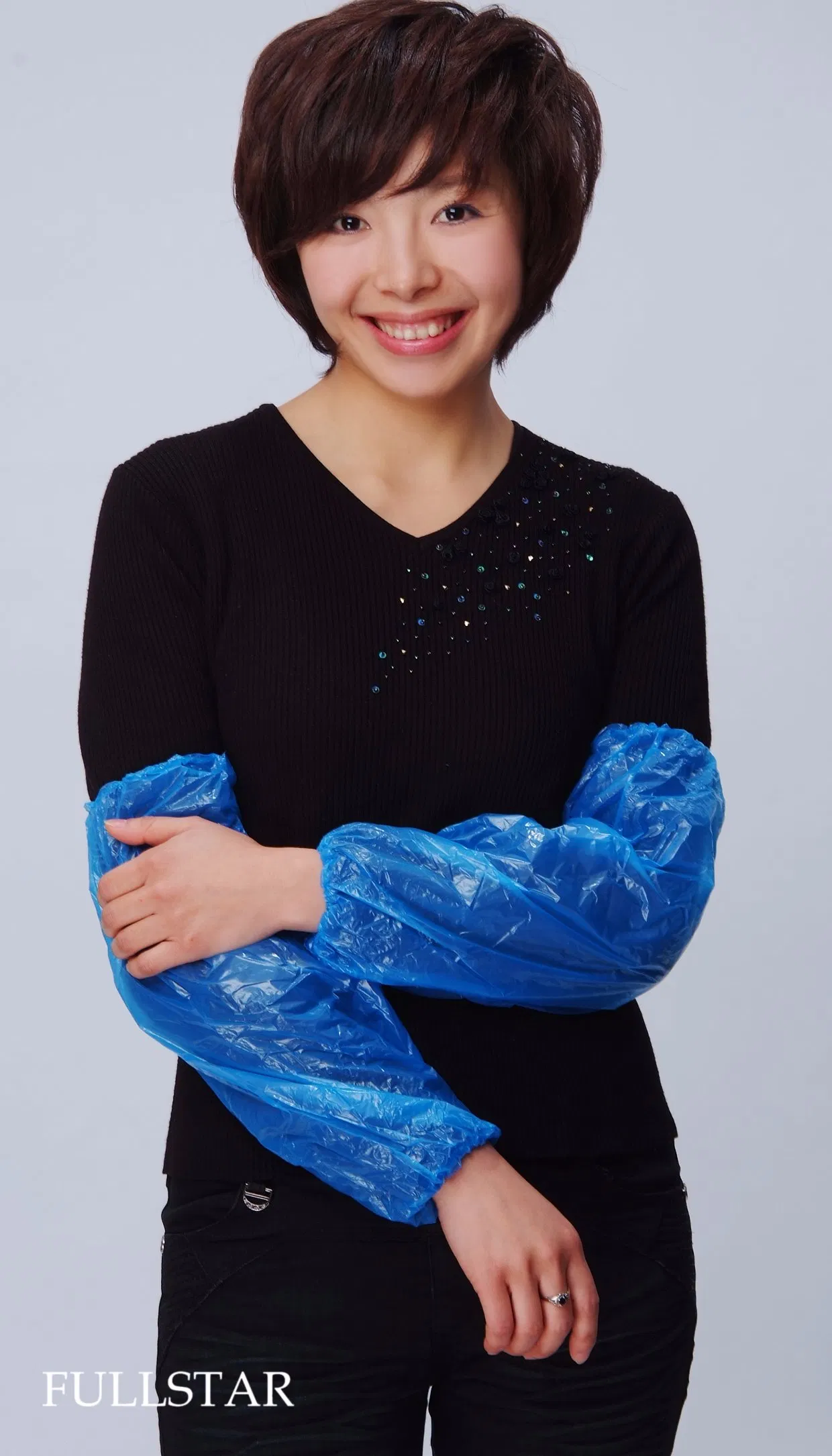 Disposable Non-Woven PP Sleeve Covers White Arm Covers