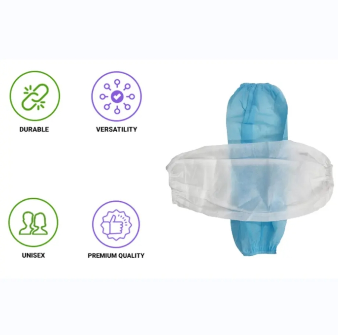 Disposable Hygienic SMS Non-Woven Oversleeve Sleeve Cover Bake Kitchen Arm Protective Food Processing