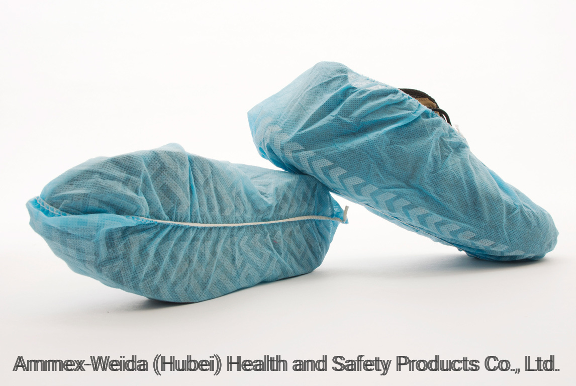 Medical Use Non-Slip Shoe Cover Disposable Dust-Proof Non-Woven PP Material Shoe Cover