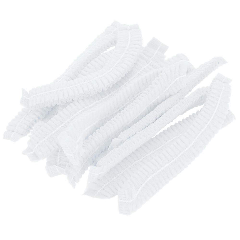 Disposable Non-Woven Strip Head Cover Surgical Cap Medical Doctor Nurse Hairnet