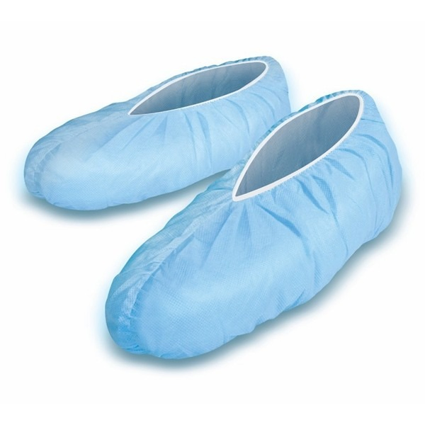 PE PP Nonwoven PVC CPE Shoe Covering Rain Waterproof Disposable Plastic Non Slip Shoe Cover