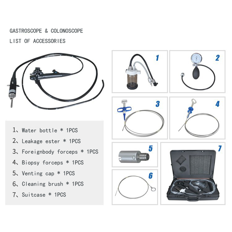 Cheap Price Medical Endoscope Machine Gastroscope Colonoscope Bronchoscopy Veterinary Endoscope Camera Dog