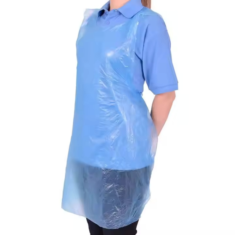 Safety LDPE/HDPE Plastic Disposable Aprons for Cooking Durable Waterproof Polyethylene