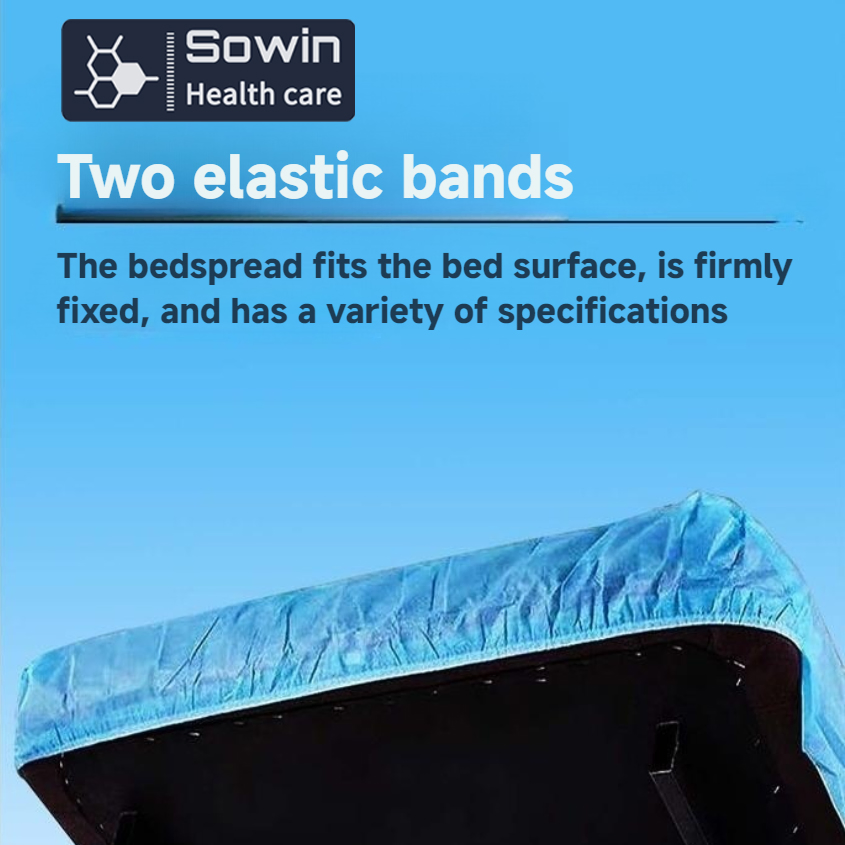 Disposable SMMS SPA Waterproof Bed Covers for Hospital Examination
