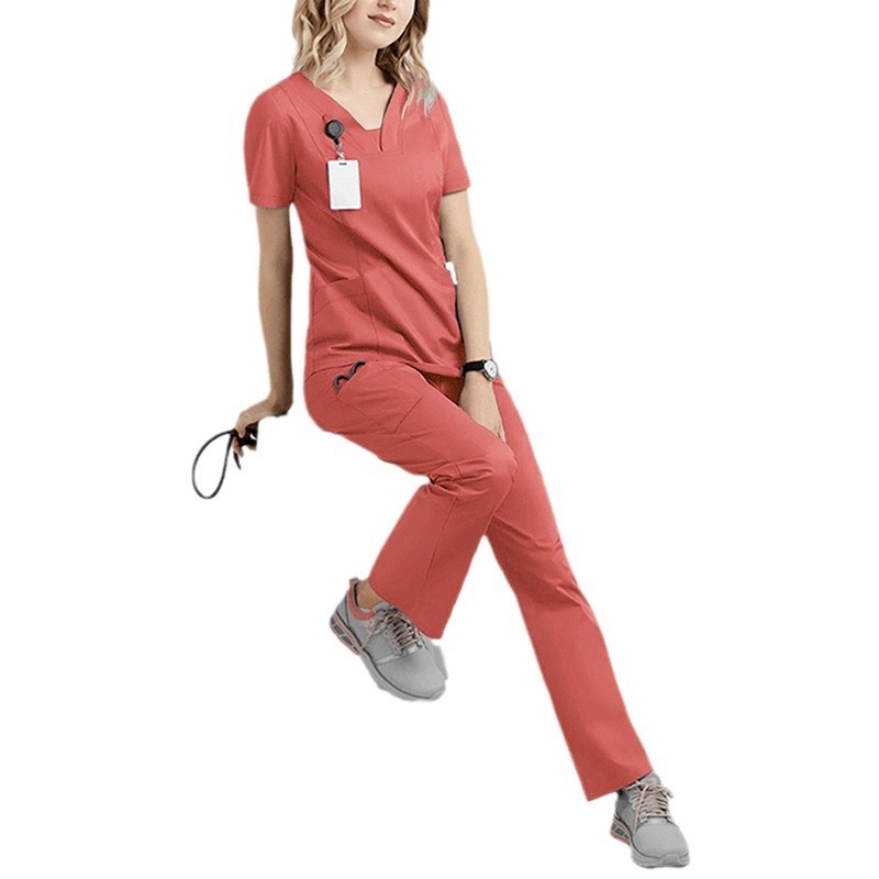 Nurse Scrub Jacket Nurse Skirt Uniform Surgical Scrubs