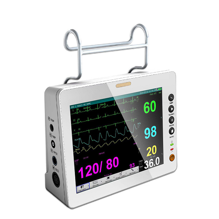 Hospital Equipment LCD Display ECG SpO2 Multi Parameter Touch Screen Patient Monitor