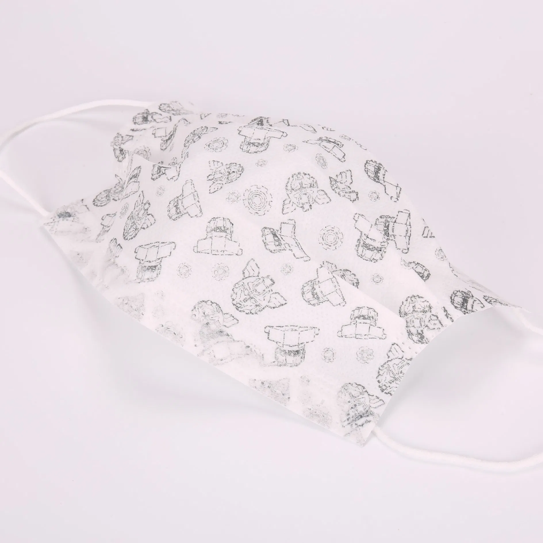 Manufacturer Custom 3 Ply Medical Face Mask Non-Woven Disposable Hospital Doctor Protective Face Mask