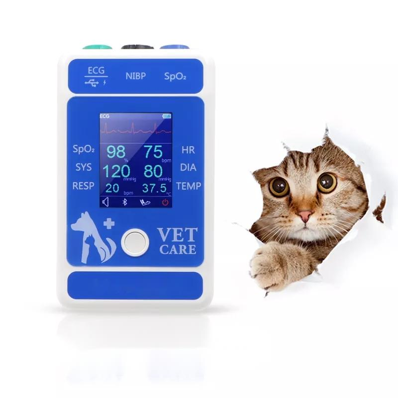 Animal Clinic 6-Vital Signs Free APP Veterinary Monitor Portable Homecare Pet Monitoring System