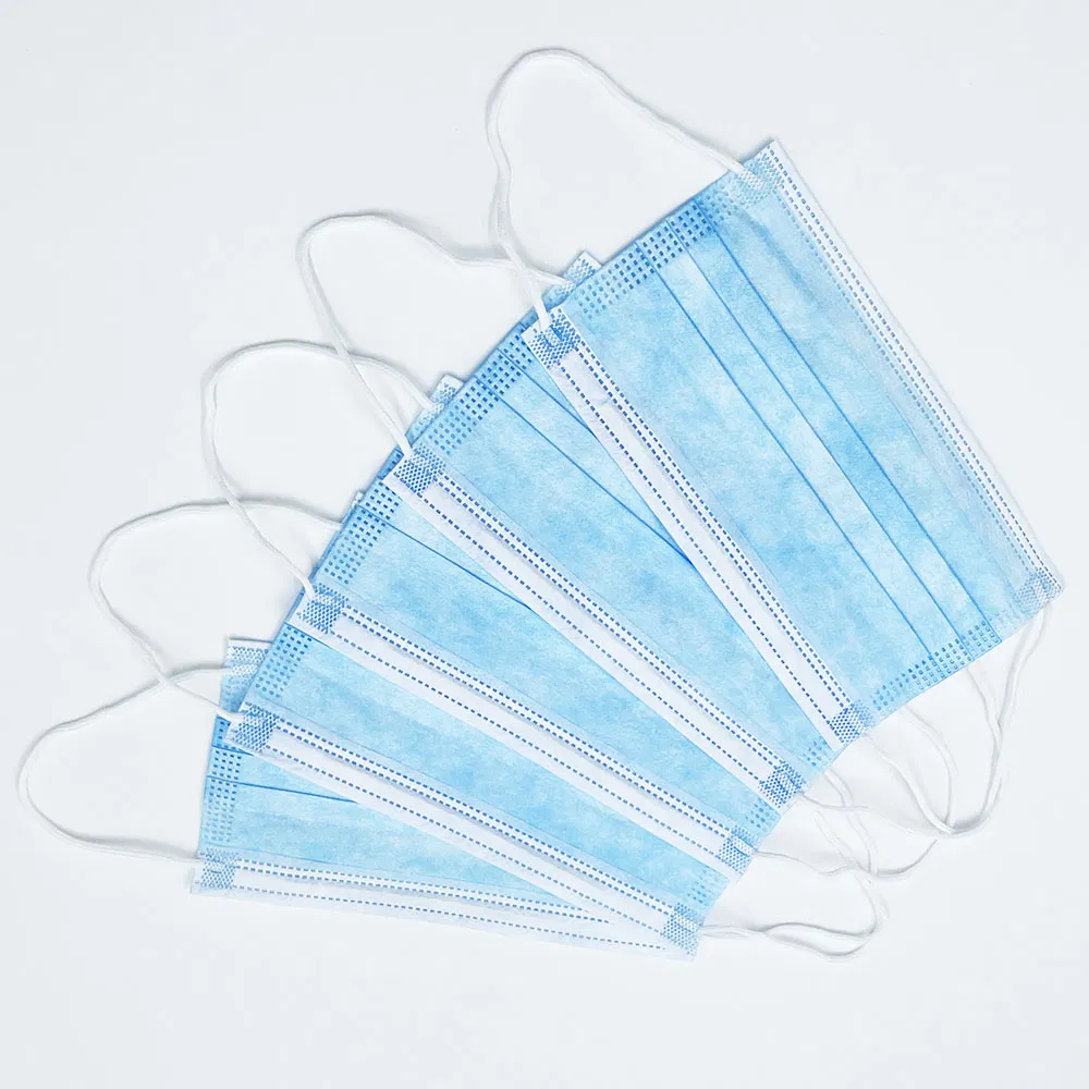 Certified Disposable 3 Ply Non-Woven Face Mask with Comfortable Face Mask for Medical Use Available