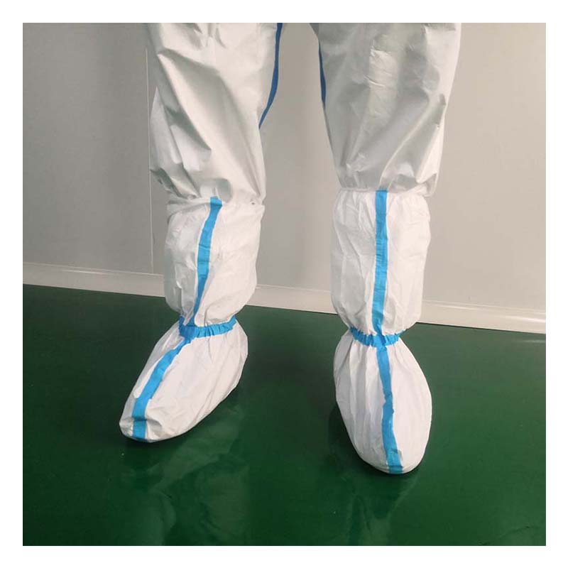 Dust Proof Knee High Top Anti-Skid Non Slip Clean Room Medical Disposable Waterproof Shoes Feet Boots_ Covers