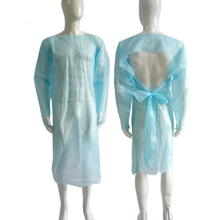 Operation Theatre AAMI Level 3 Surgeon PP SMS PP+PE Surgical Gown Sterile Folding Waterproof Disposable Medical Gown with Cuff