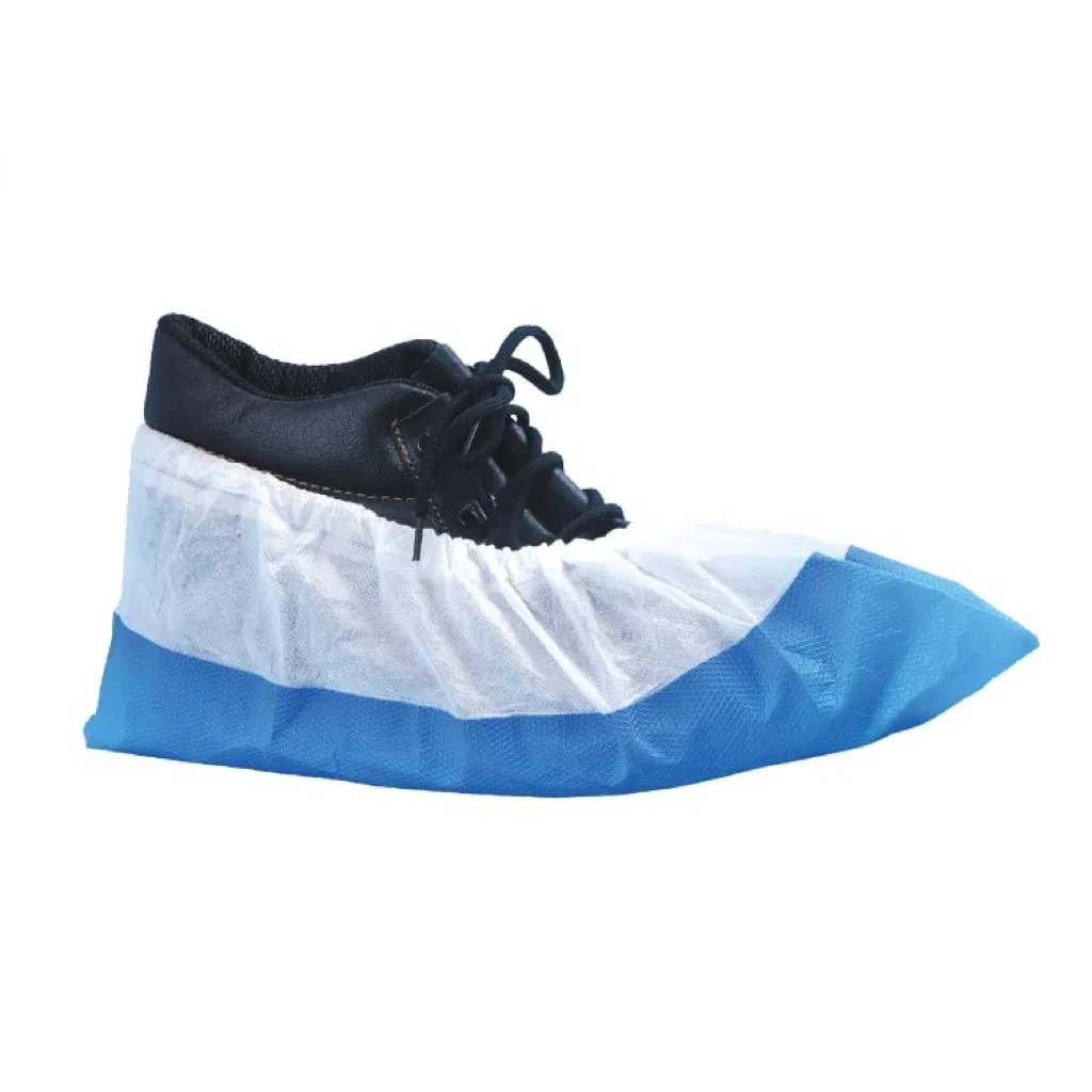 PE PP Nonwoven PVC CPE Shoe Covering Rain Waterproof Disposable Plastic Non Slip Shoe Cover