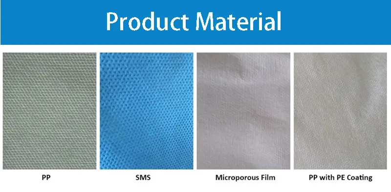 Disposable Isolation Gowns Material