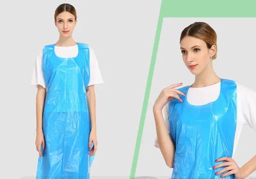 Disposable PE Apron Application 1