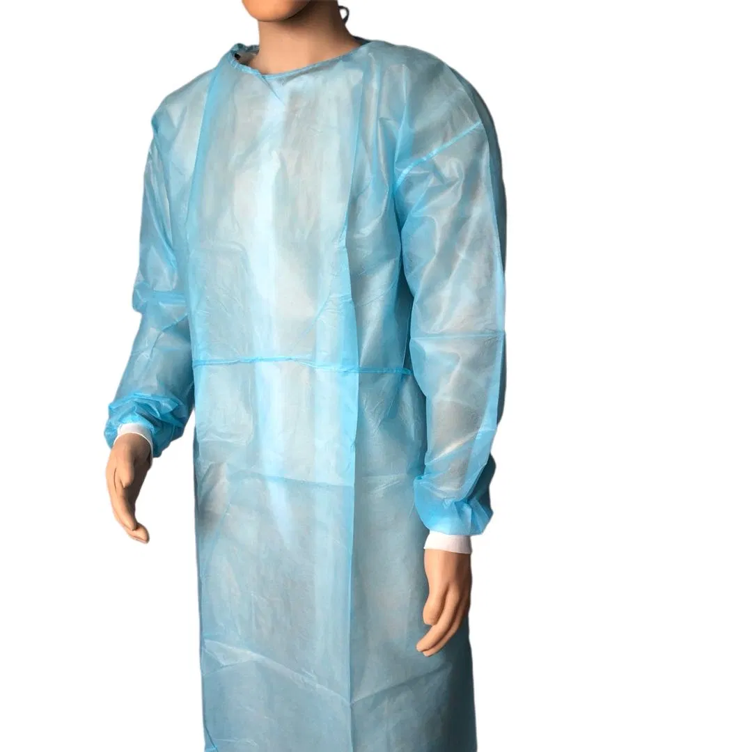 Fluid Resistant Disposable Protecitve SMS Surgical Isolation Gown
