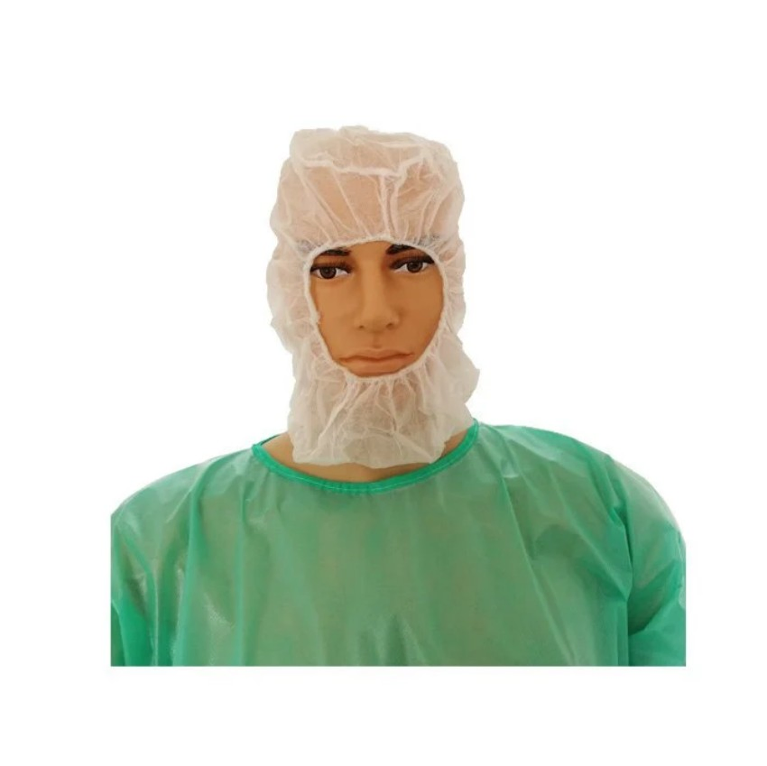 Disposable Bouffant Cap Non-Woven Head Cover for Industrial Workshop