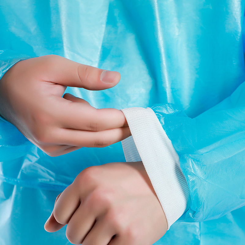 Tri-Layer SMS Non-Surgical Gowns, Disposable Gowns, Pack of 50