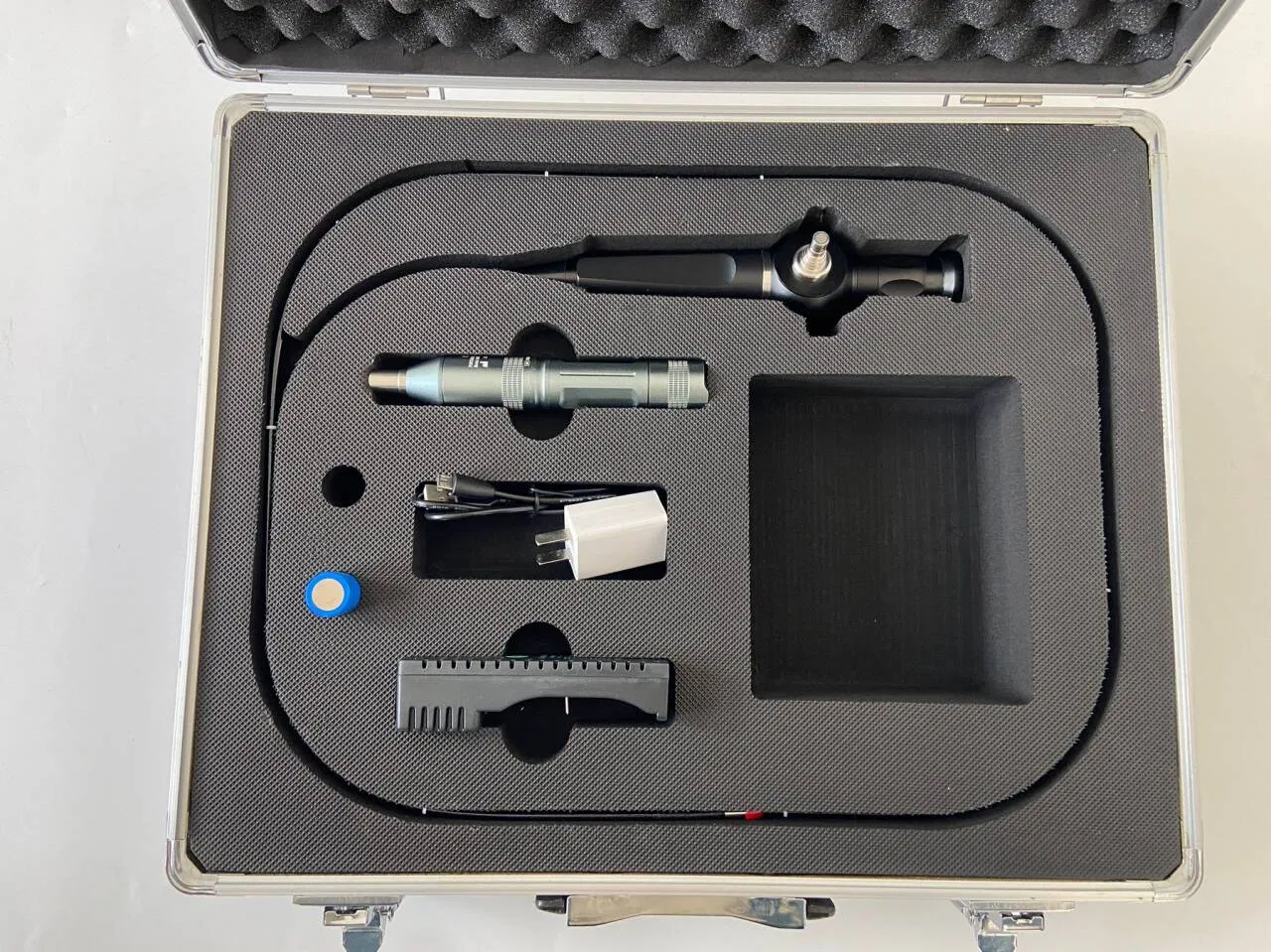 Hospital Flexible Fiberscope with Optical 4mm Lens, 1m Working Cable, Ent Endoscopy