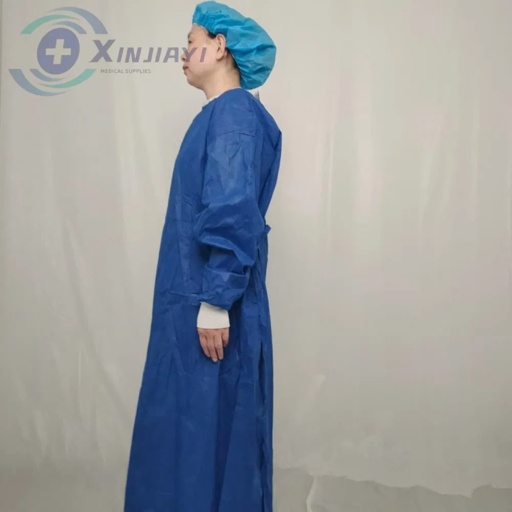 Disposable PP Non-Woven Fabric Surgical Gowns, Visitor SMS Isolation Gowns