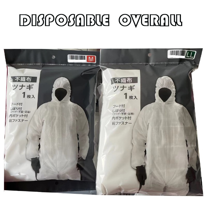 Industrial Safety Disposable Long Jacket for Food Factories Durable Breathable Nonwoven PP Lab Coat