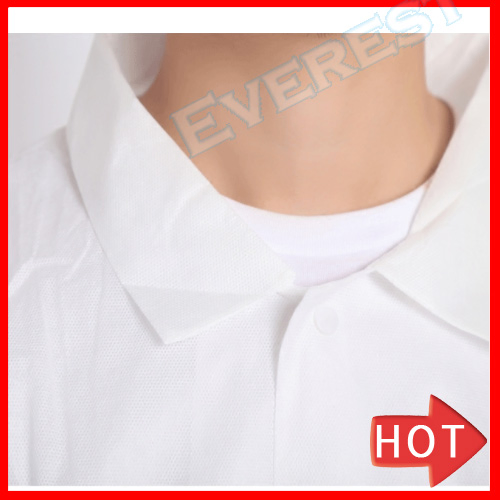 Disposable Lab Coat, Medical Lab Coat, Nonwoven Lab Coat, PP Lab Coat, SMS Lab Coat, Doctor Lab Coat, Polypropylene Lab Coat, Lab Coat, Protective Lab Coat