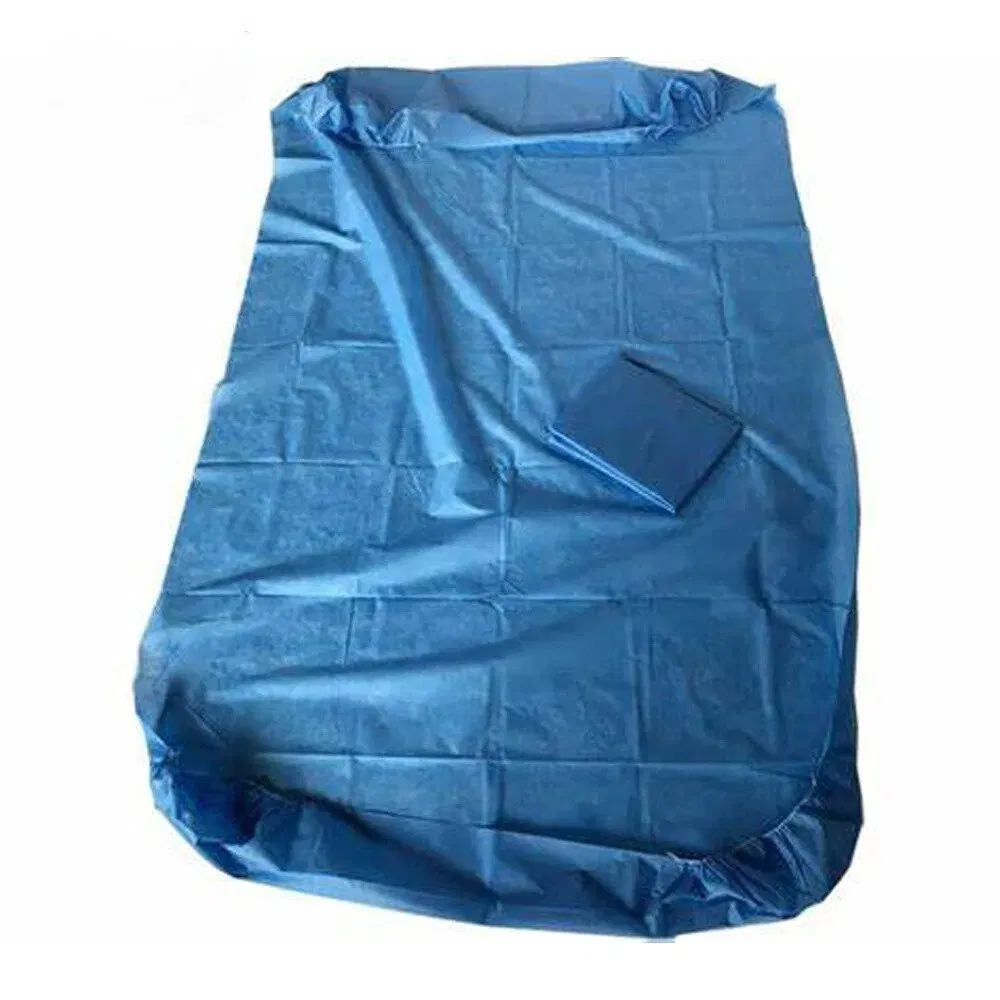 Waterproof Elasticated Disposable Use CPE Bedcover Hospital/Clinic Use Non-Irritating Plastic Bedcover