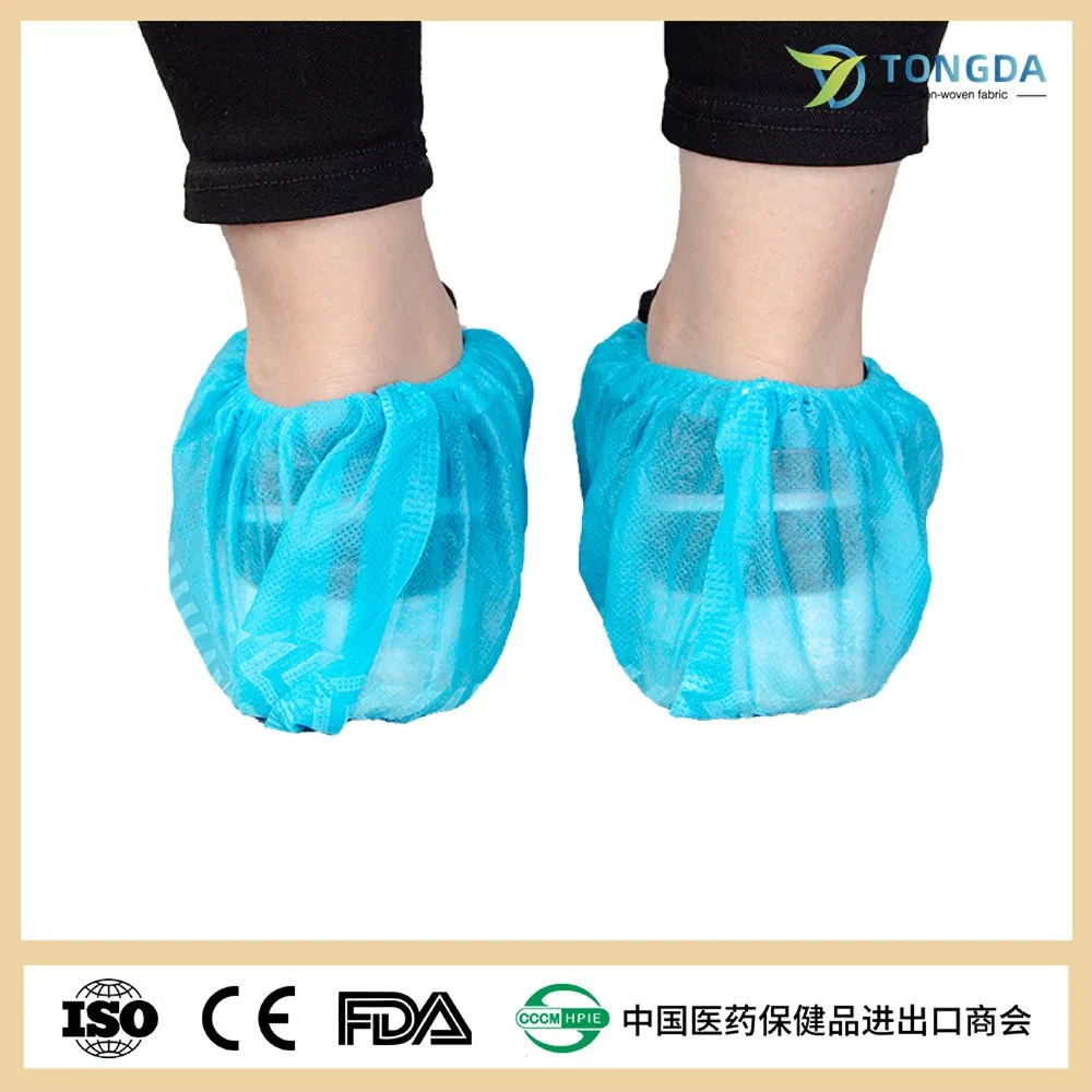 Clean Industry Dust Proof Disposable Elastic Nonwoven Shoe cover