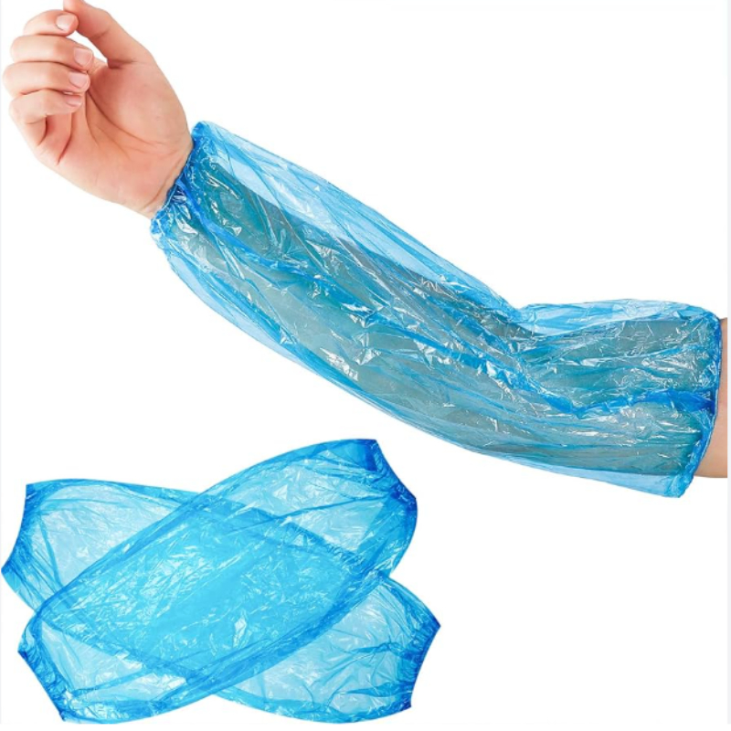 Plastic PE CPE Arm Sleeves Waterproof Disposable Plastic Oversleeves
