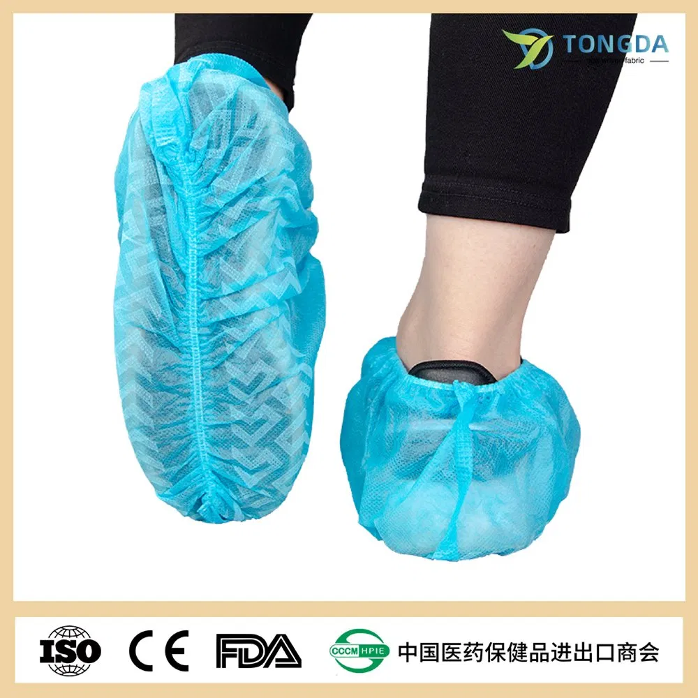 Clean Industry Dust Proof Disposable Elastic Nonwoven Shoe cover