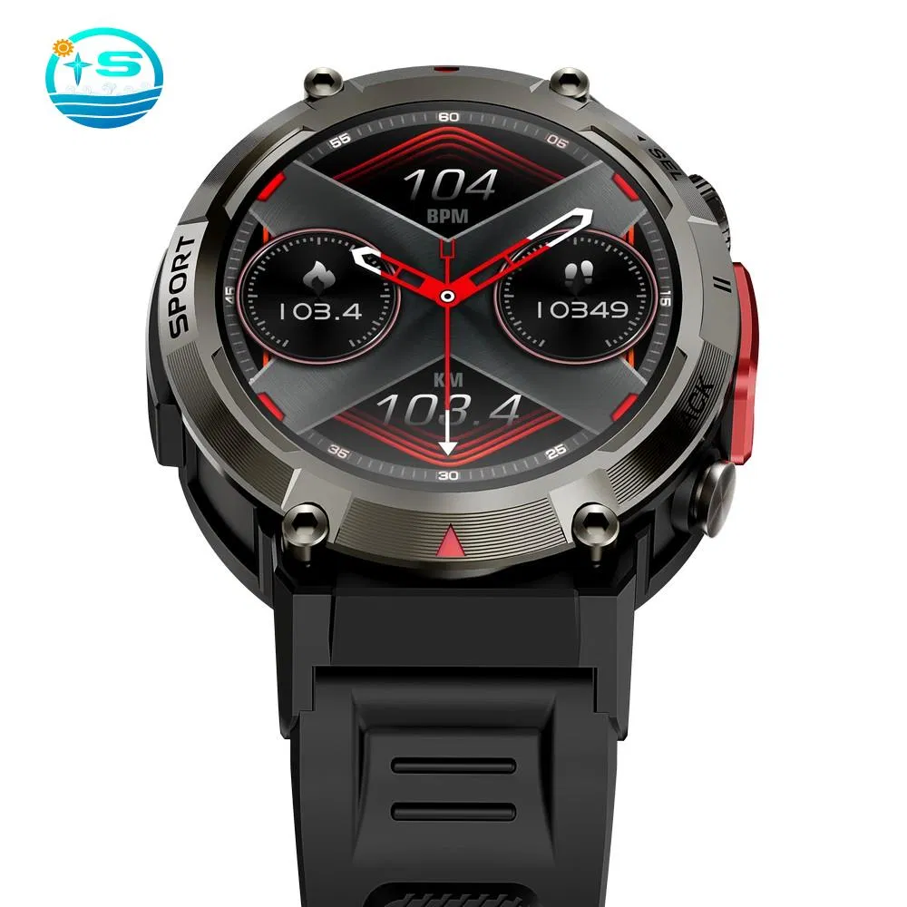 Wearable Devices Health Monitoring IP68 Wrist LED Flashlight Smart Watch Smartwatch