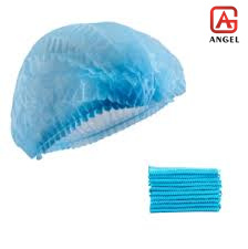 Disposable Medical Non Woven Strip Cap Round Mob Cap