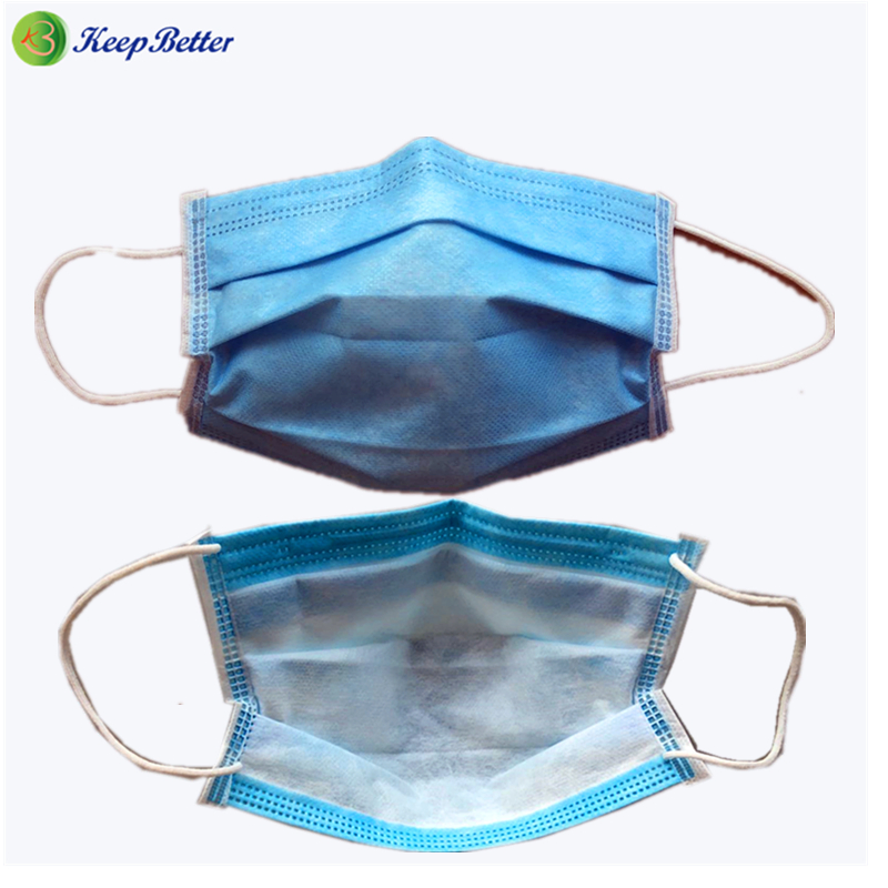 Medical Surgical Ply 3 Earloop for Activated Antibacterial Non Woven Non-Woven Disposable Face Mask