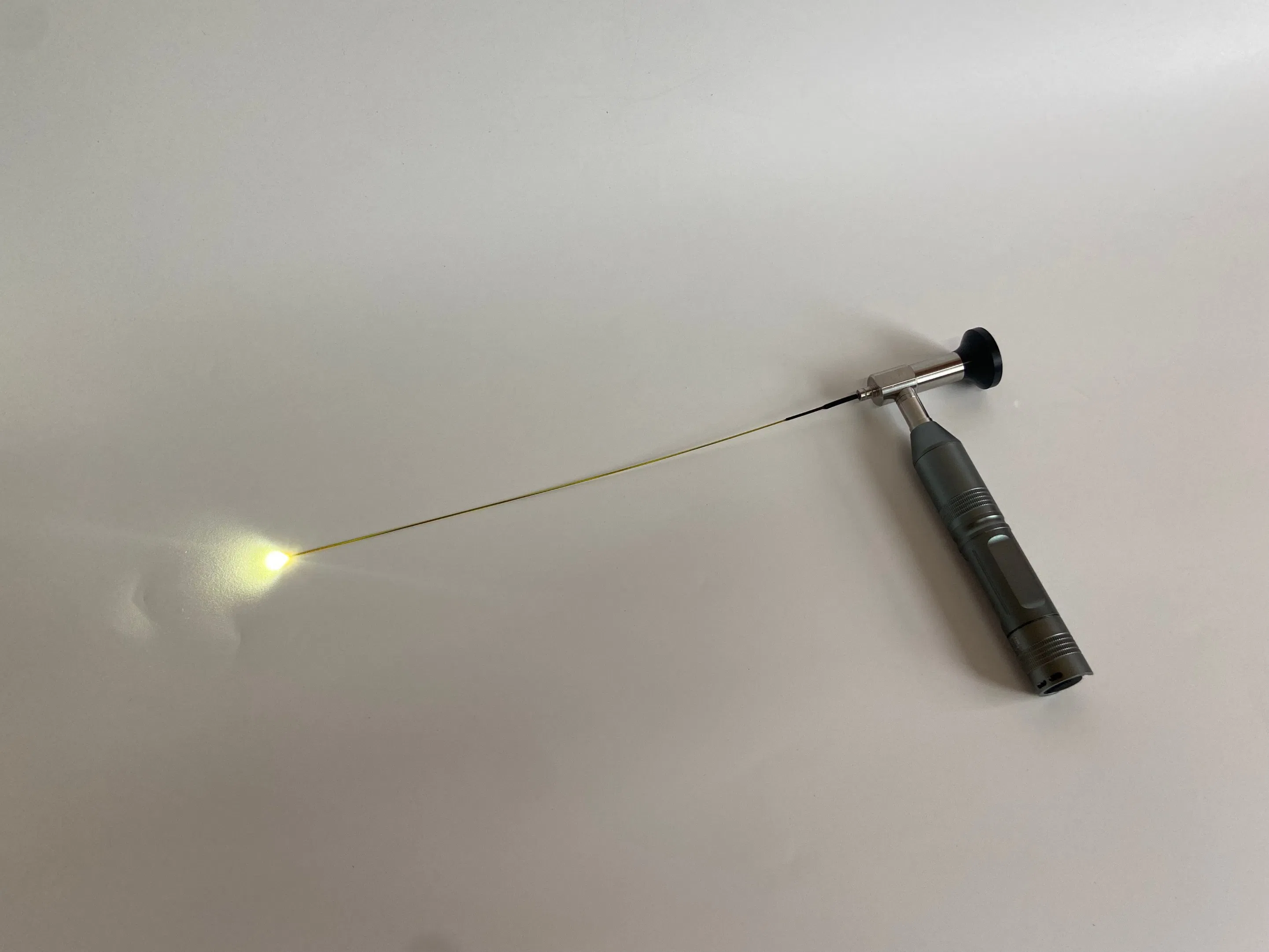 0.8mm Flexible Optical Fiberscope with 850mm Probe Length, Ent Endoscopy, Adjustable LED Light