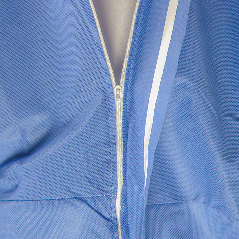 Type5/6 Chemical/Microporous/PP/SMS/Industry Waterproof/Laboratory/Safety/Work/ Disposable Nonwoven Protective Coverall Clothing