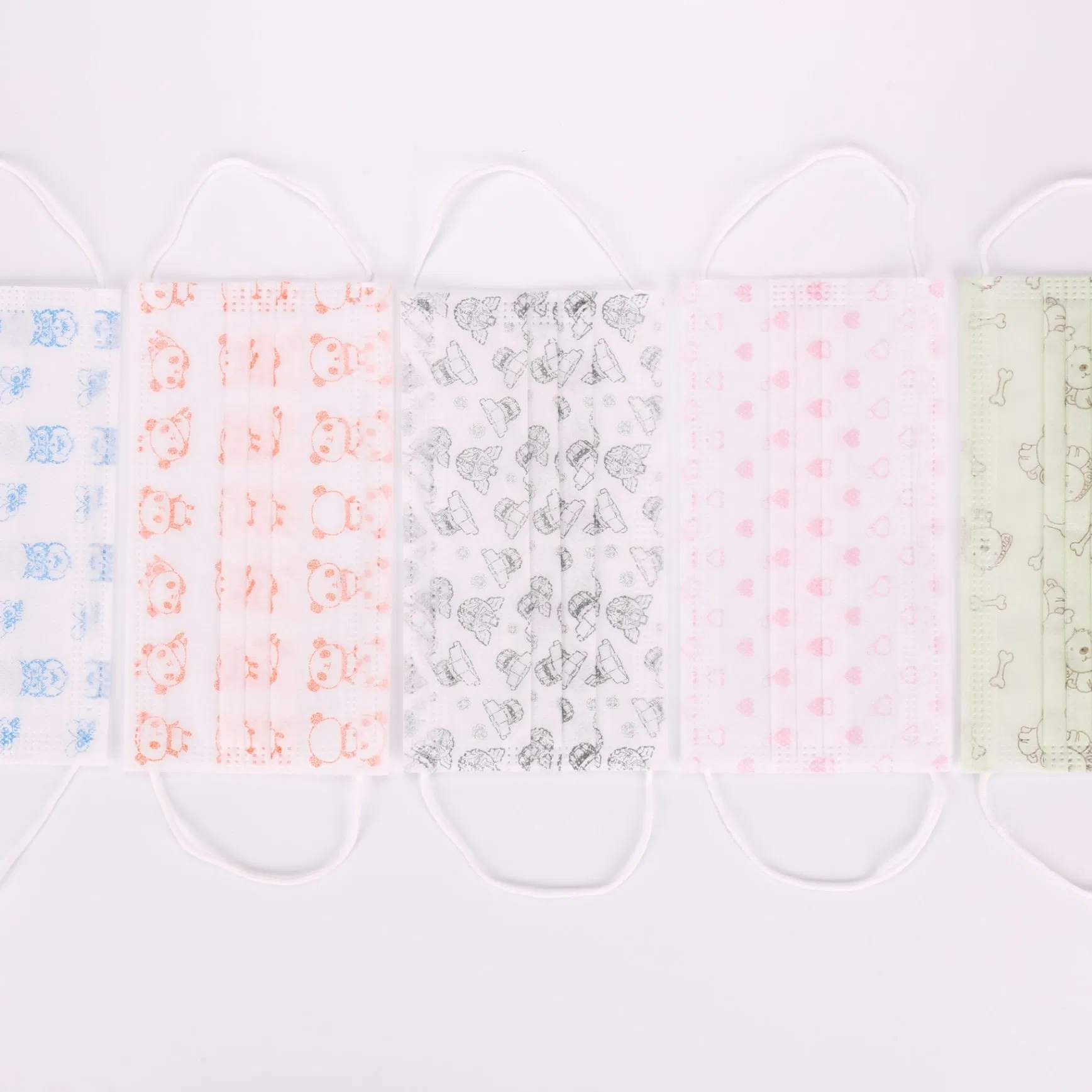 Manufacturer Custom 3 Ply Medical Face Mask Non-Woven Disposable Hospital Doctor Protective Face Mask