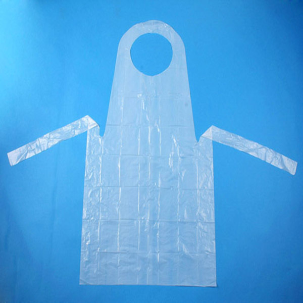 Food GMP Disposable White Disposable Waterproof Apron