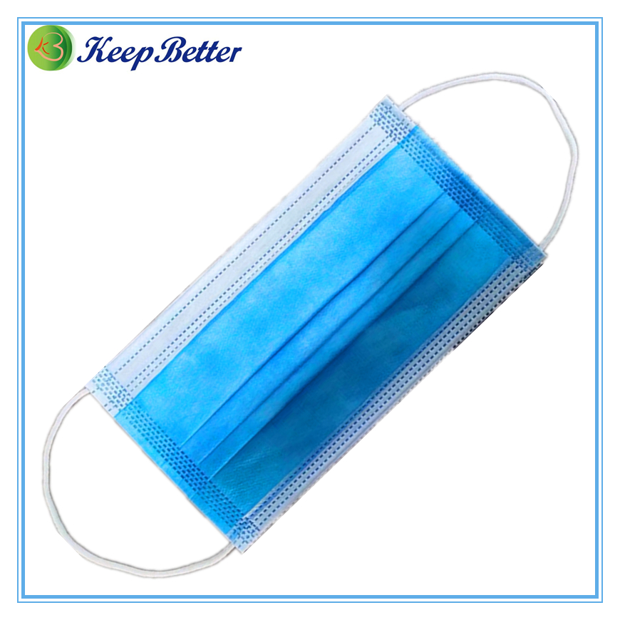 Medical Surgical Ply 3 Earloop for Activated Antibacterial Non Woven Non-Woven Disposable Face Mask