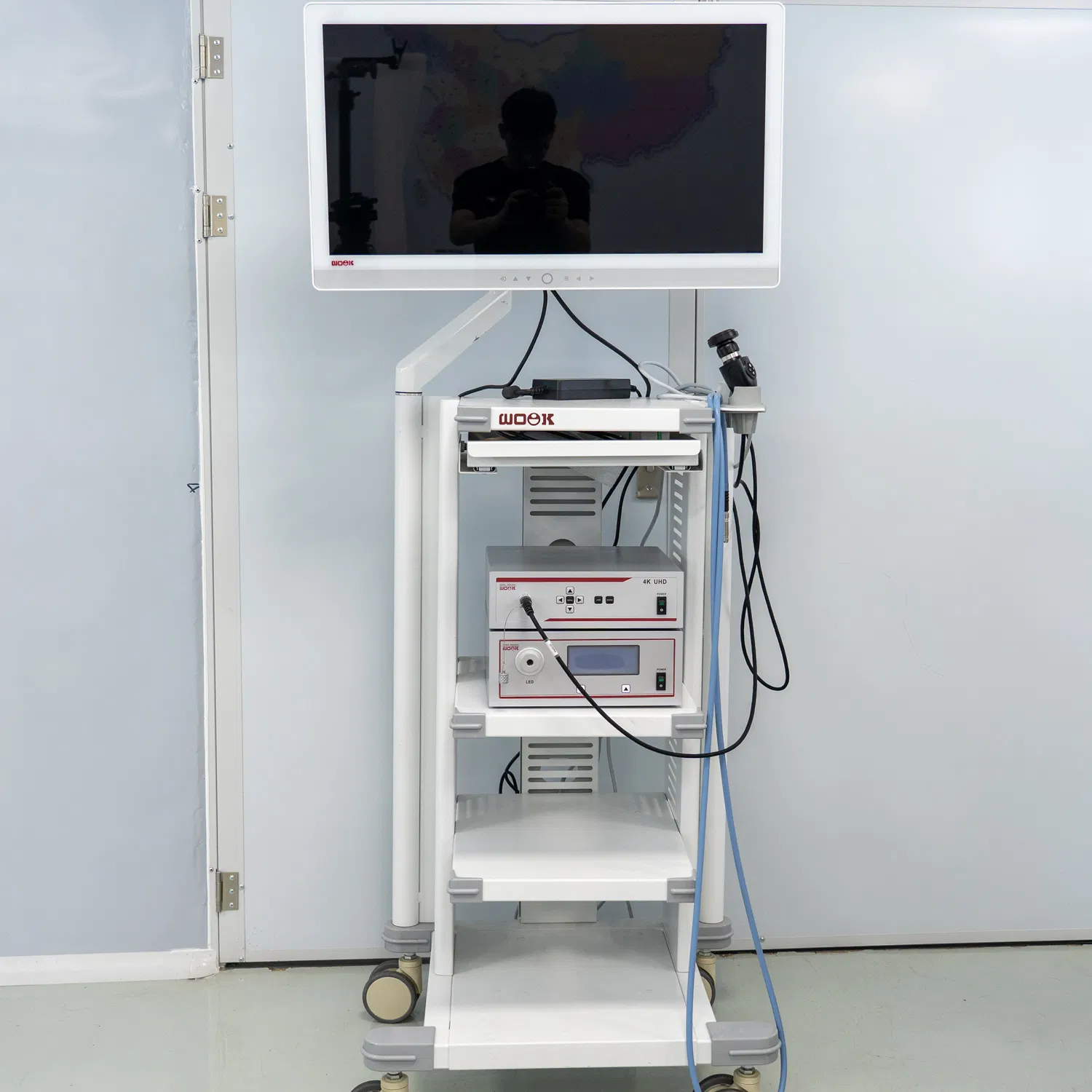 Woek Portable Medical Device Endoscope LED Cold Light Source for Endoscopy