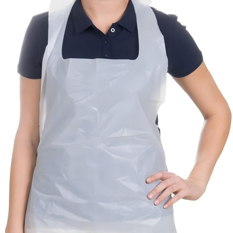 Safety LDPE/HDPE Plastic Disposable Aprons for Cooking Durable Waterproof Polyethylene