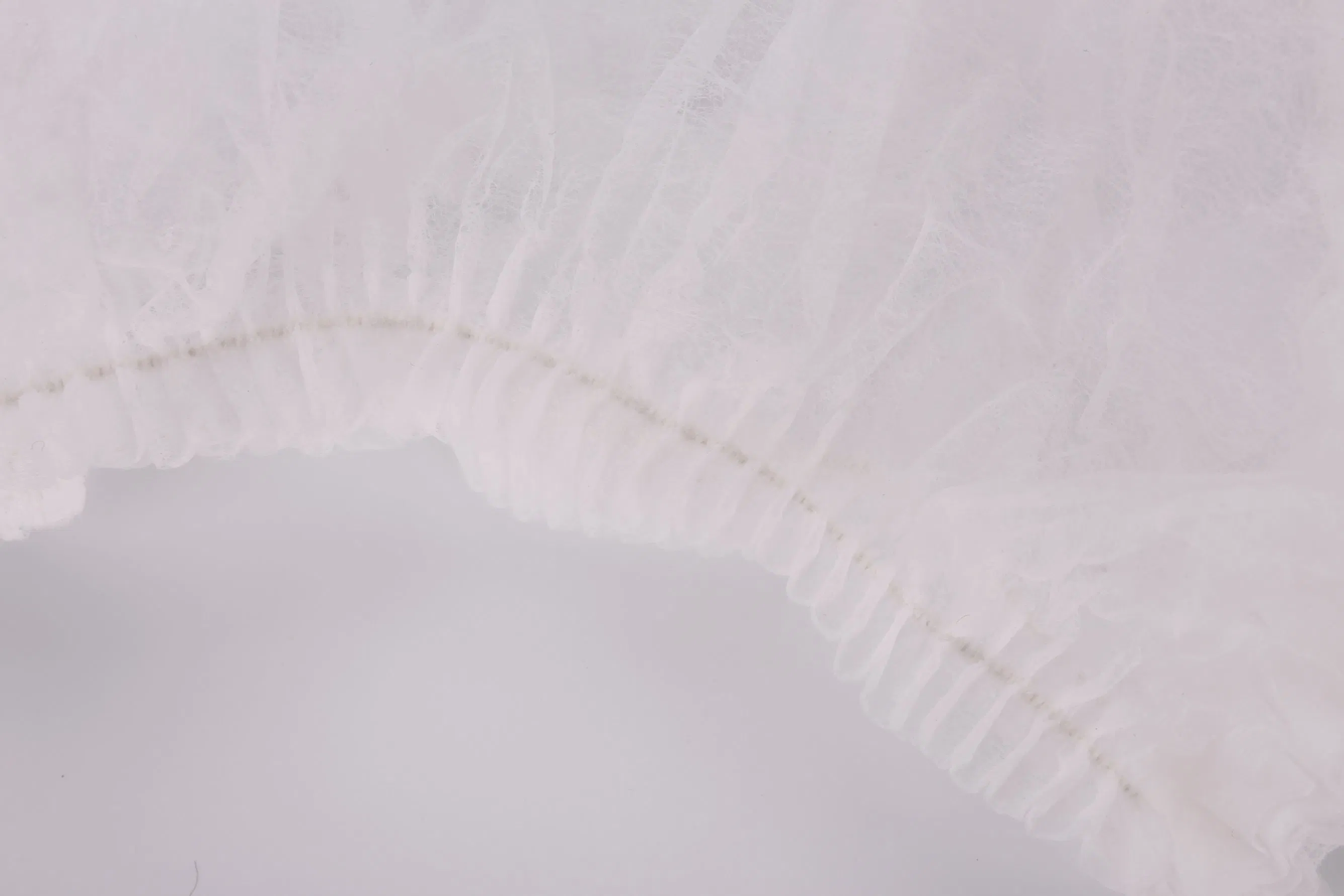 Disposable Non Woven Hairnet Nurse Hair Cap Bouffant Clip Mob Caps