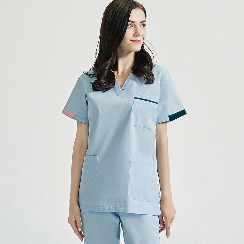 Free Samples Surgical Suit Patient Clothes Disposable Surgical Gown Nurse Scrub