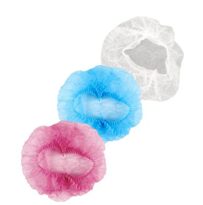 OEM ODM Disposable PP Non Woven Strip Clip Cap Bouffant Head Cover Bouffant Cap